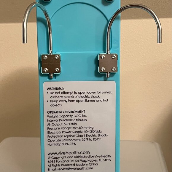 Vive Alternating Pressure Pad Air Mattress Topper with Ultra Quiet Pump LVA1004 - Picture 4 of 10